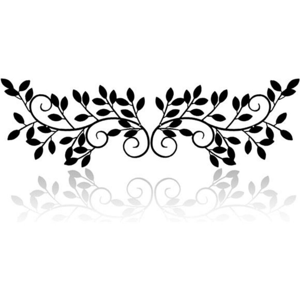 Metal Tree Leaf Wall Decor Set Wrought Iron Branch Art for Living Room Door